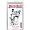 Deep Red Stamps Frosty Shopper Rubber Cling Stamp 2.1 x 3.1 inches